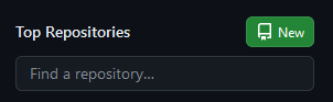 Creating a new repo from the "+" button